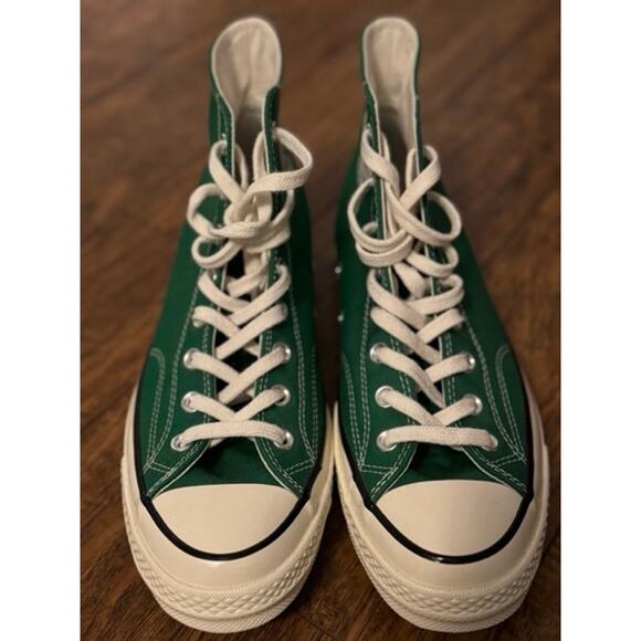 Converse Chuck Taylor All Star Green High Top Sneakers – Men’s 10 - Picture 1 of 5